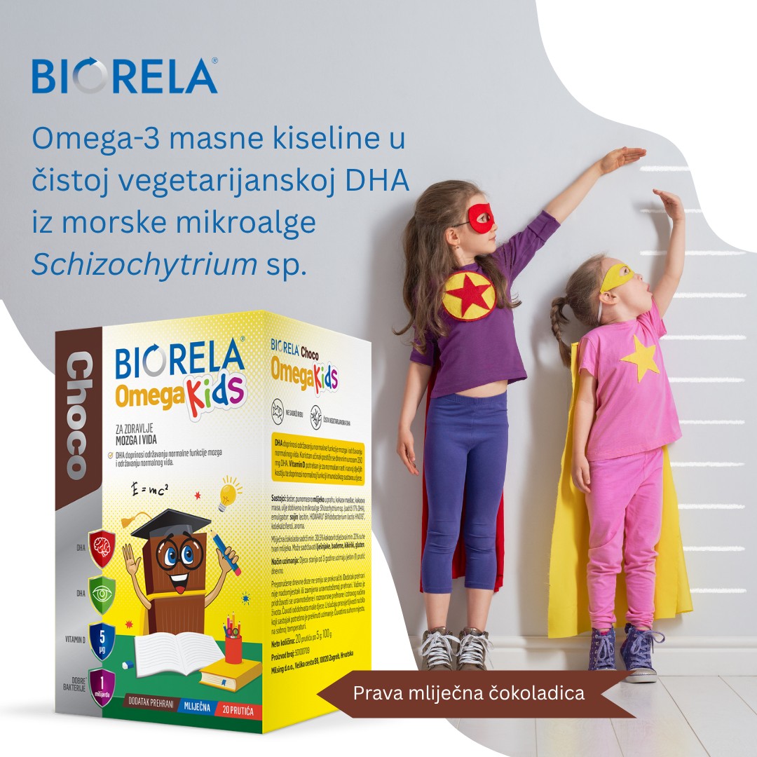 Biorela Choco Omega Kids novo u ponudi